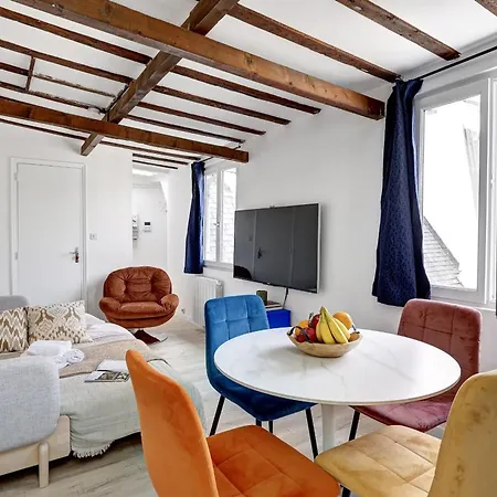 شقة Montorgueil & Le Marais - 1br - Vacation باريس
